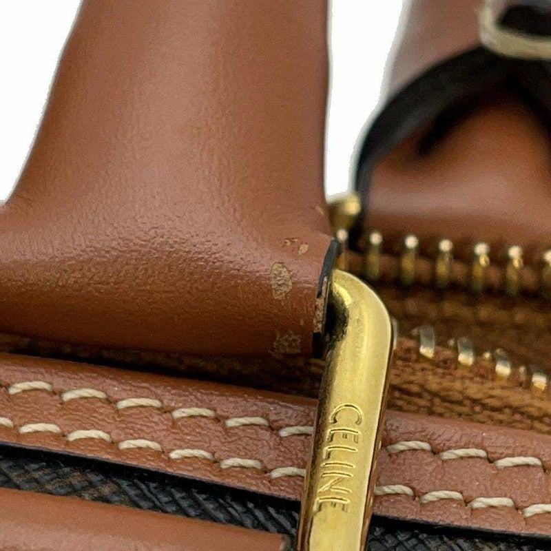 セリーヌ ハンドバッグ トリオンフ スモール ボストンバッグ 197582 CELINE 2wayショルダーバッグ ブラウン