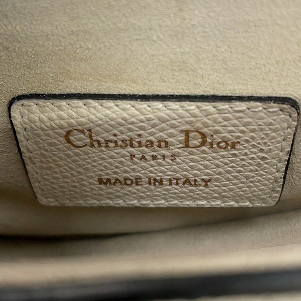 クリスチャン・ディオール ハンドバッグ サドルバッグ ミニ レザー M0447CWVG Christian Dior 白