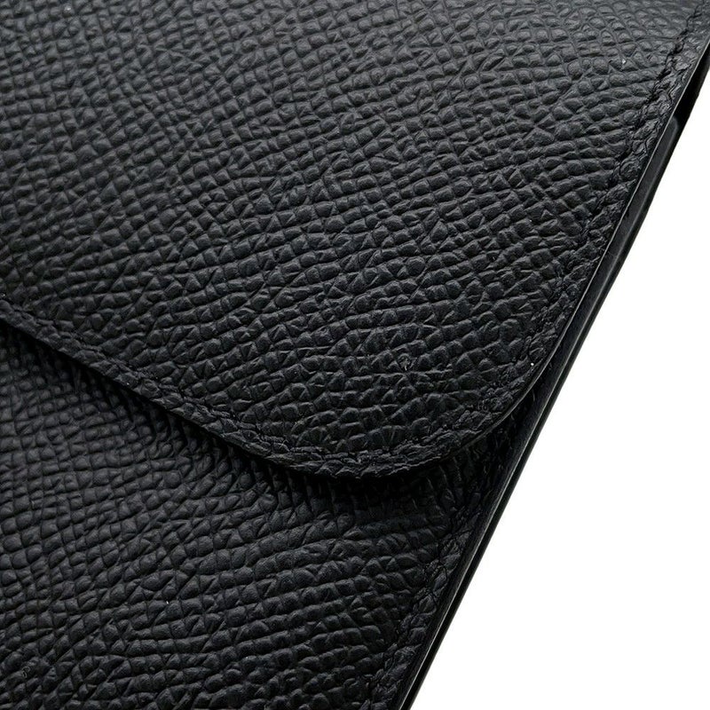 エルメス 長財布 コンスタンス トゥーゴー ロング ブラック/シルバー金具 エプソン W刻印 財布 黒