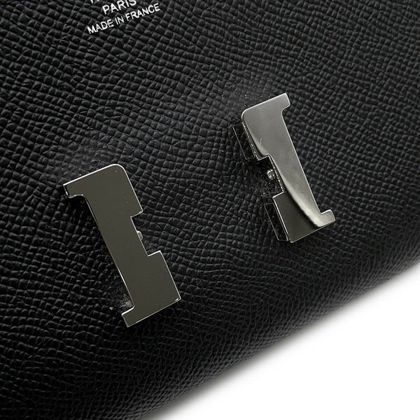 エルメス 長財布 コンスタンス トゥーゴー ロング ブラック/シルバー金具 エプソン W刻印 財布 黒