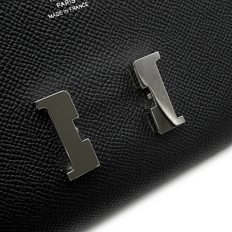エルメス 長財布 コンスタンス トゥーゴー ロング ブラック/シルバー金具 エプソン W刻印 財布 黒