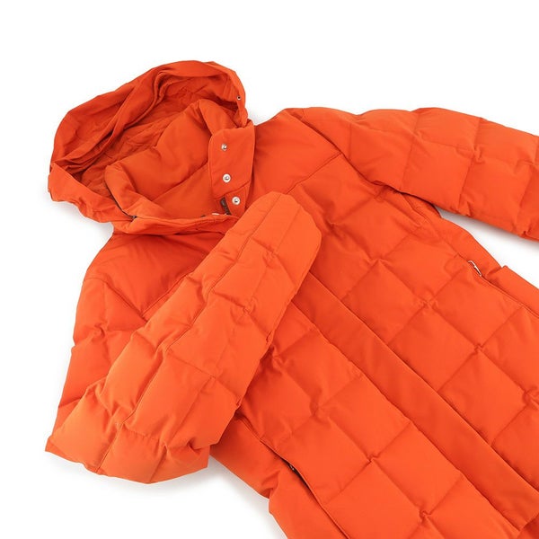 エルメス ダウンジャケット レザー セリエ ナイロン レディースサイズM HERMES アウター