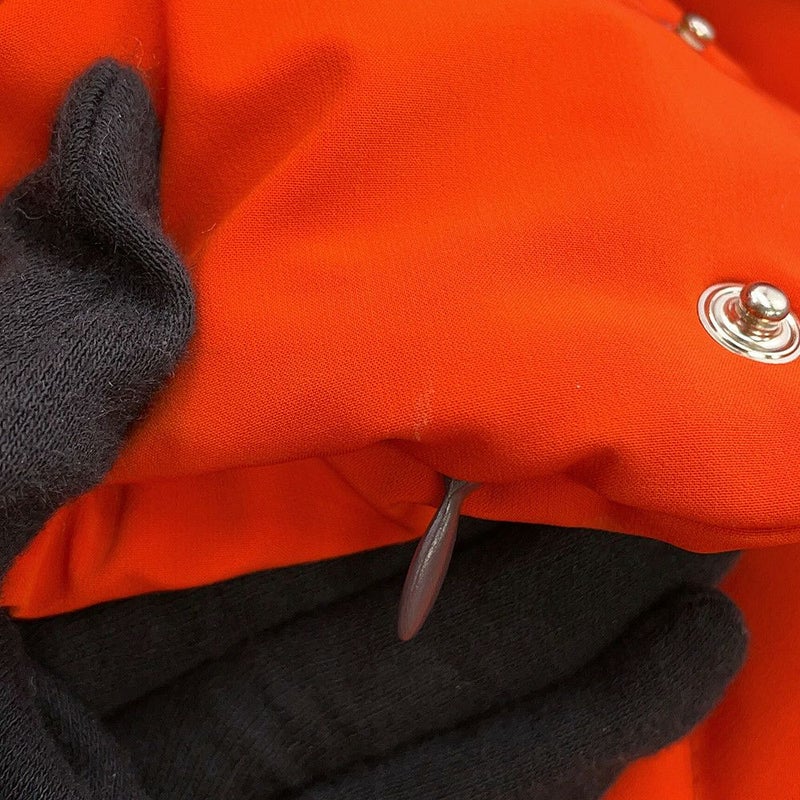 エルメス ダウンジャケット レザー セリエ ナイロン レディースサイズM HERMES アウター