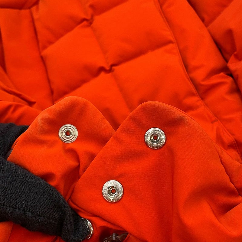 エルメス ダウンジャケット レザー セリエ ナイロン レディースサイズM HERMES アウター