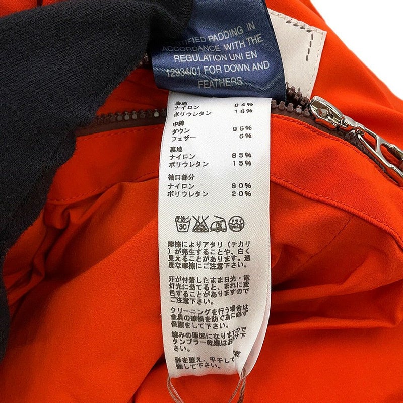 エルメス ダウンジャケット レザー セリエ ナイロン レディースサイズM HERMES アウター