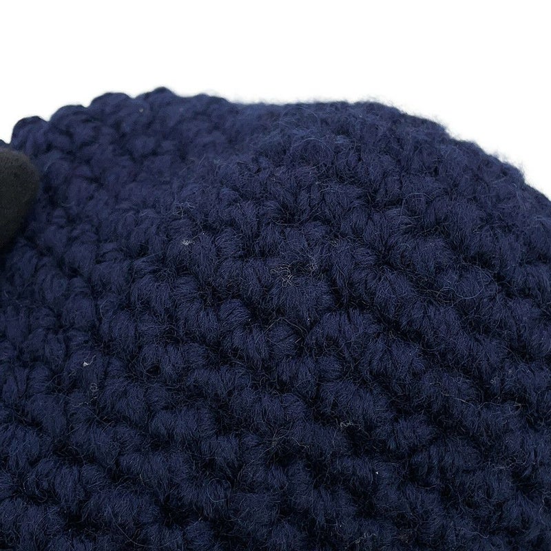 ミュウミュウ ニット帽 トラッパーハット ヴァージンウール 5HC385 Miu Miu 帽子