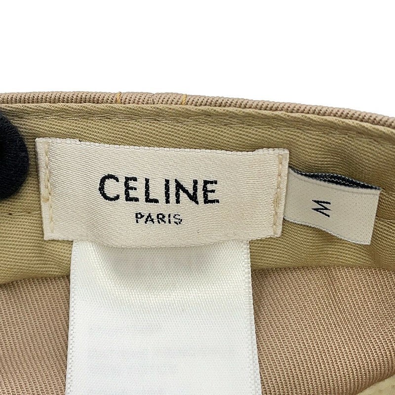 セリーヌ キャップ ロゴ ベースボールキャップ コットン レディースサイズM 2AUA1746P CELINE 帽子
