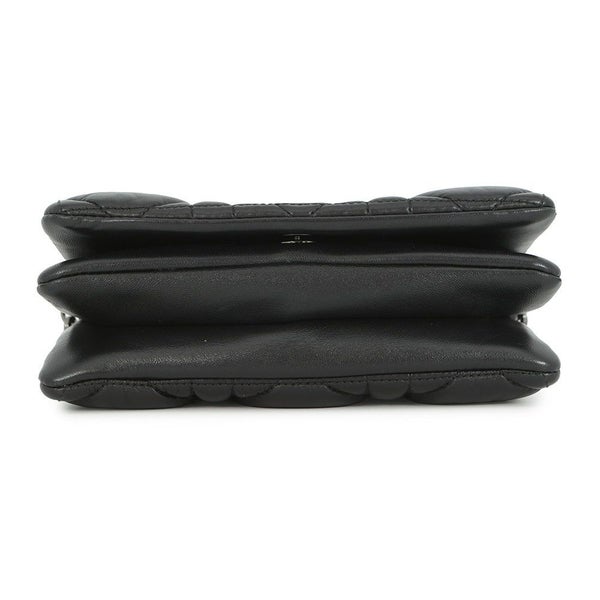 クリスチャン・ディオール チェーンショルダーバッグ Caro カロ ポーチ マクロカナージュ S5135UNGX Christian Dior 黒