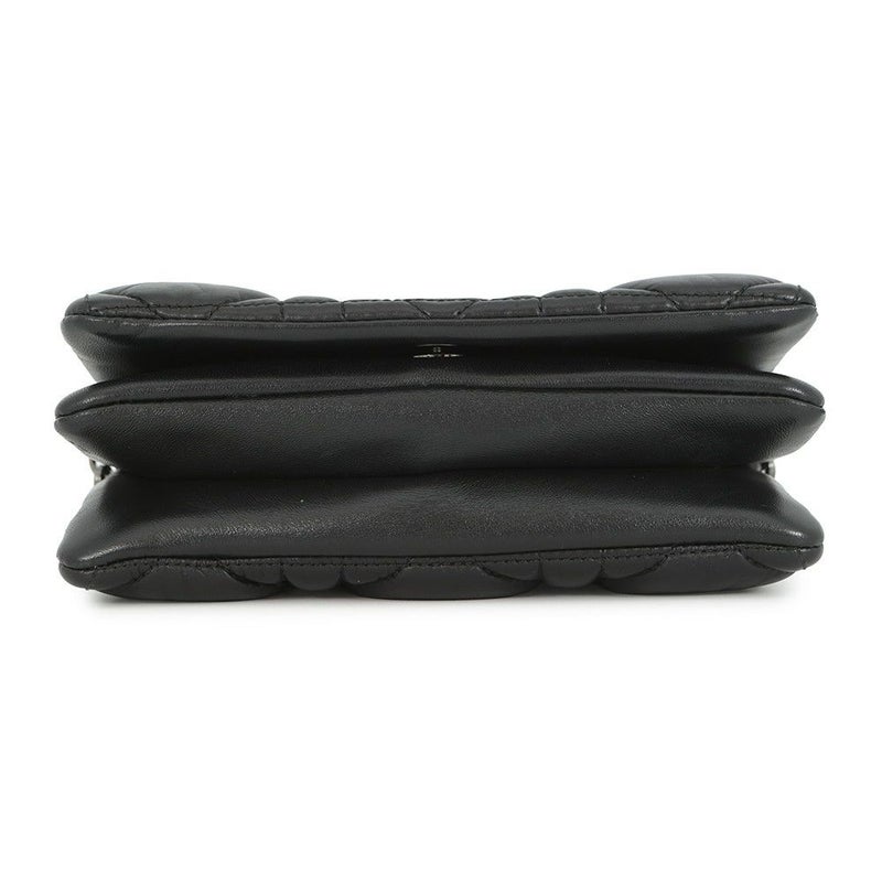 クリスチャン・ディオール チェーンショルダーバッグ Caro カロ ポーチ マクロカナージュ S5135UNGX Christian Dior 黒