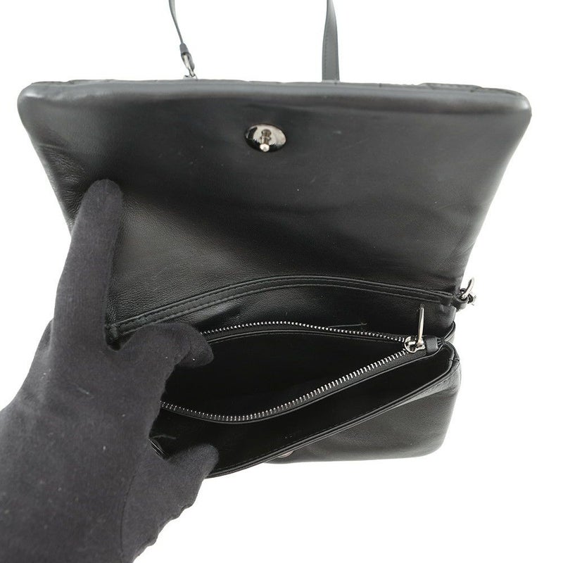 クリスチャン・ディオール チェーンショルダーバッグ Caro カロ ポーチ マクロカナージュ S5135UNGX Christian Dior 黒