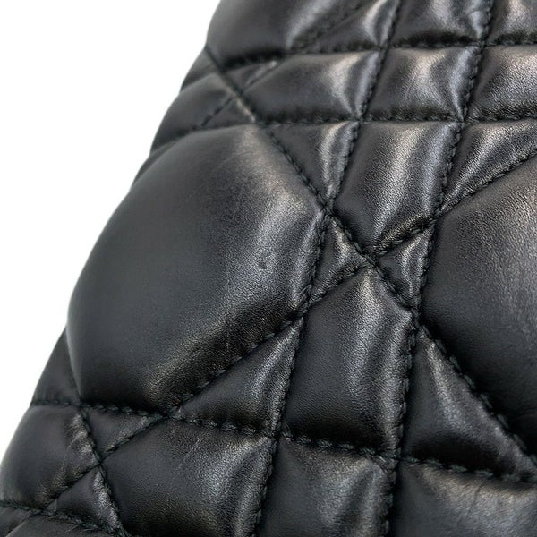 クリスチャン・ディオール チェーンショルダーバッグ Caro カロ ポーチ マクロカナージュ S5135UNGX Christian Dior 黒