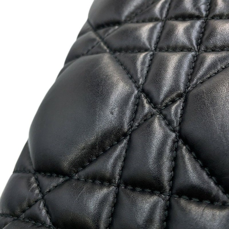 クリスチャン・ディオール チェーンショルダーバッグ Caro カロ ポーチ マクロカナージュ S5135UNGX Christian Dior 黒