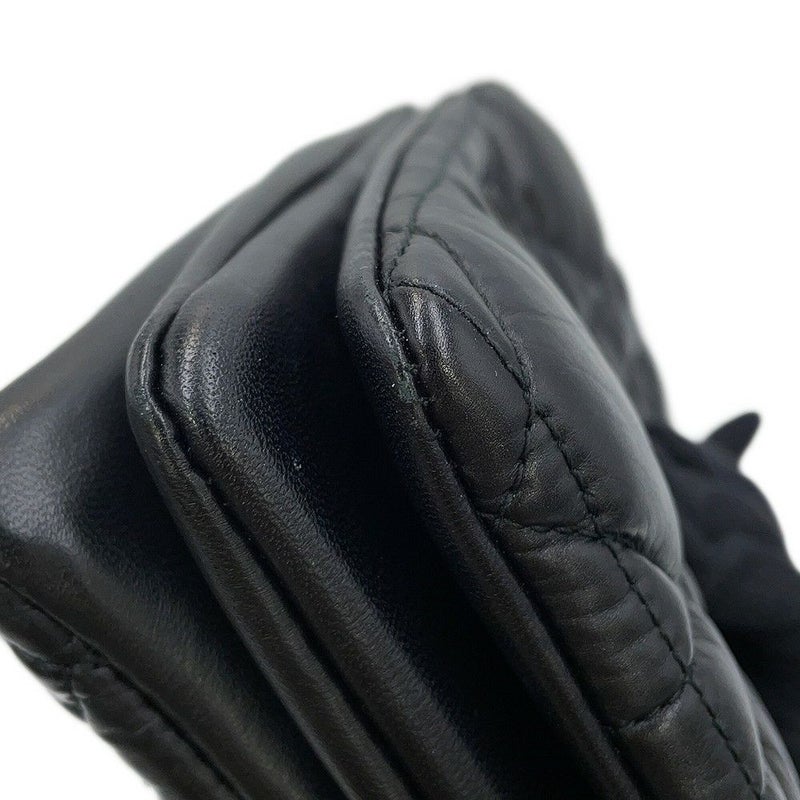 クリスチャン・ディオール チェーンショルダーバッグ Caro カロ ポーチ マクロカナージュ S5135UNGX Christian Dior 黒