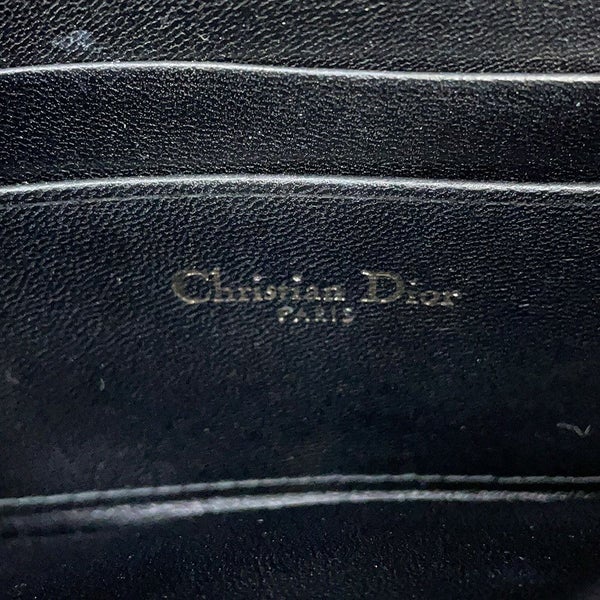 クリスチャン・ディオール チェーンショルダーバッグ Caro カロ ポーチ マクロカナージュ S5135UNGX Christian Dior 黒