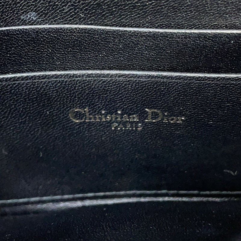 クリスチャン・ディオール チェーンショルダーバッグ Caro カロ ポーチ マクロカナージュ S5135UNGX Christian Dior 黒