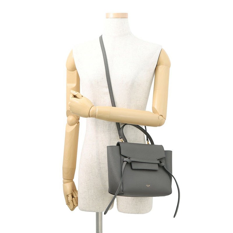 セリーヌ ハンドバッグ ベルトバッグ ナノ レザー 189003 CELINE 2wayショルダーバッグ