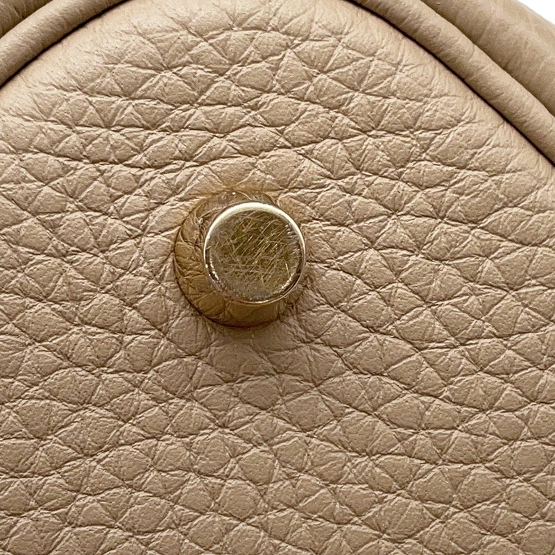 エルメス ハンドバッグ ピコタンロックMM ベージュマルファ/ゴールド金具 トリヨンクレマンス W刻印