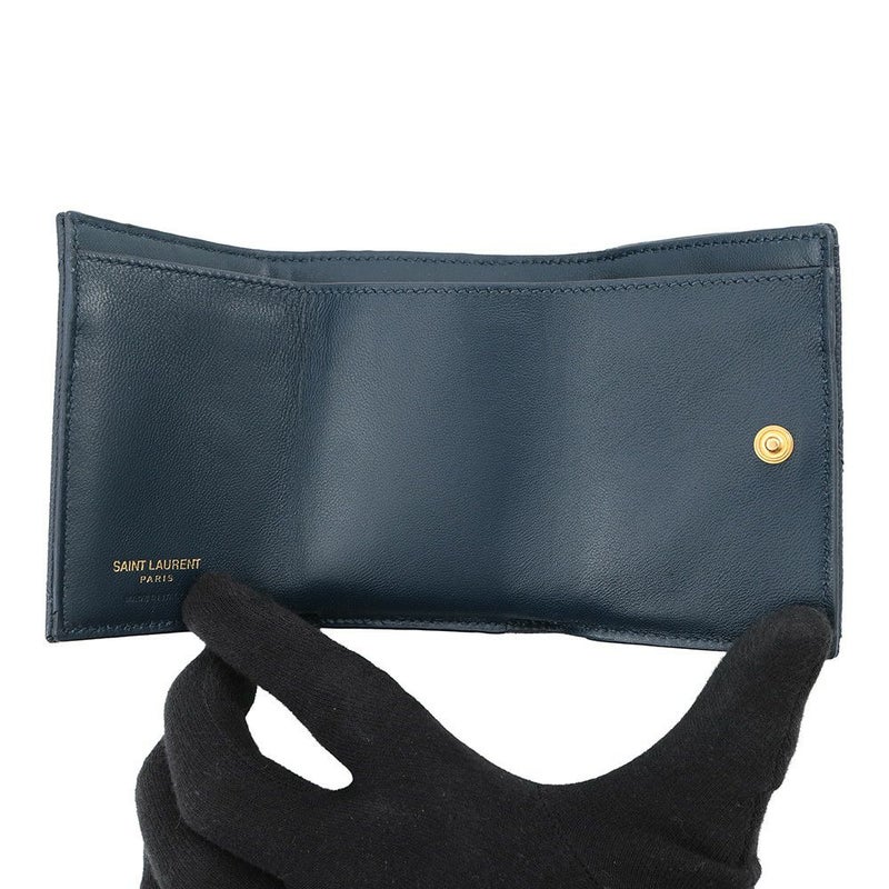 サンローランパリ 三つ折財布 タイニーウォレット モノグラム サンローラン レザー 505118 SAINT LAURENT PARIS 財布