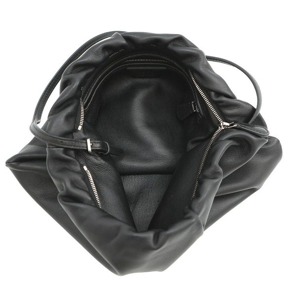 ザ・ロウ ショルダーバッグ XL Bourse ボース レザー W1719 THE ROW 黒