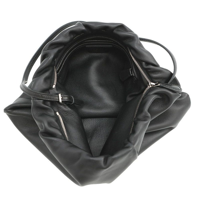 ザ・ロウ ショルダーバッグ XL Bourse ボース レザー W1719 THE ROW 黒