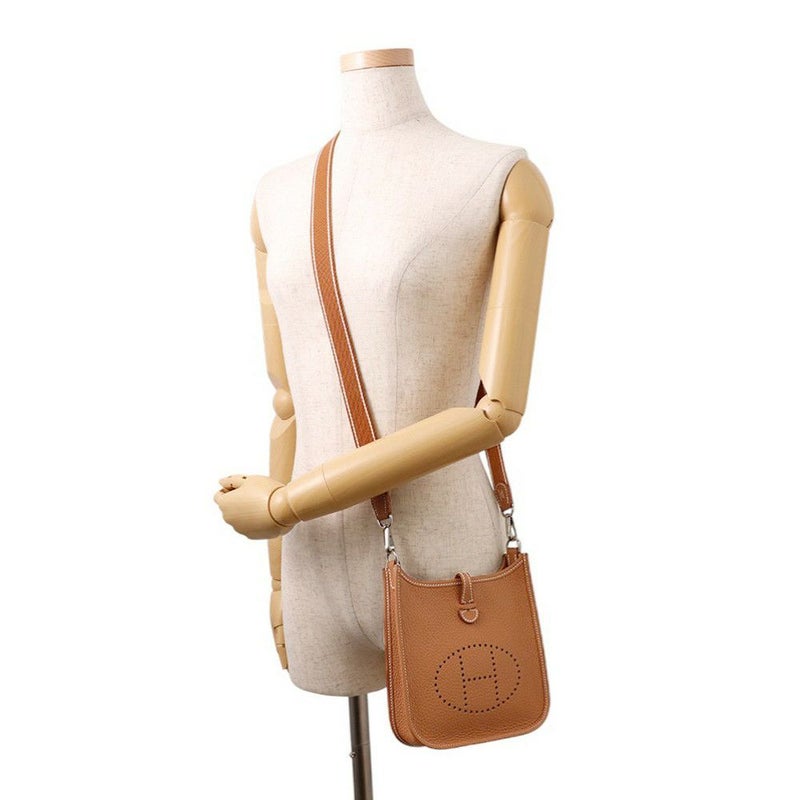 エルメス エブリンTPM 111cm アマゾン ゴールド/シルバー金具 トリヨンクレマンス K刻印