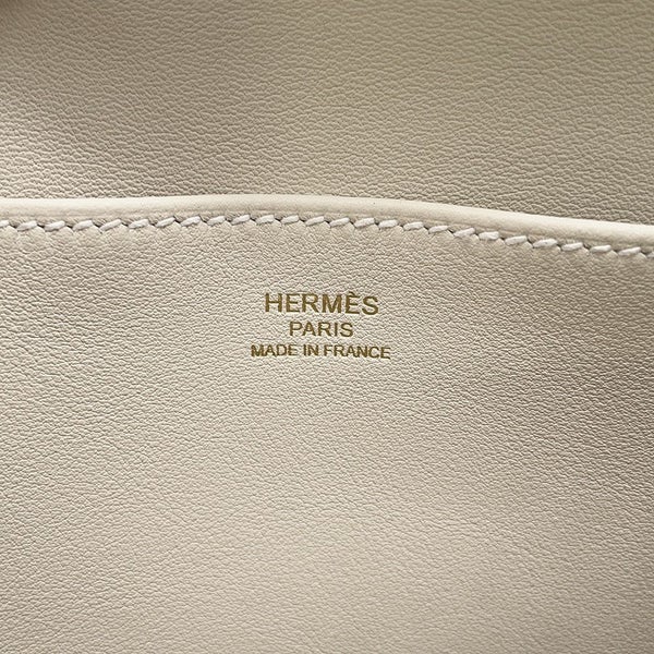 エルメス ハンドバッグ アルザン ミニ クレ/ゴールド金具 スイフト K刻印 ２wayショルダー
