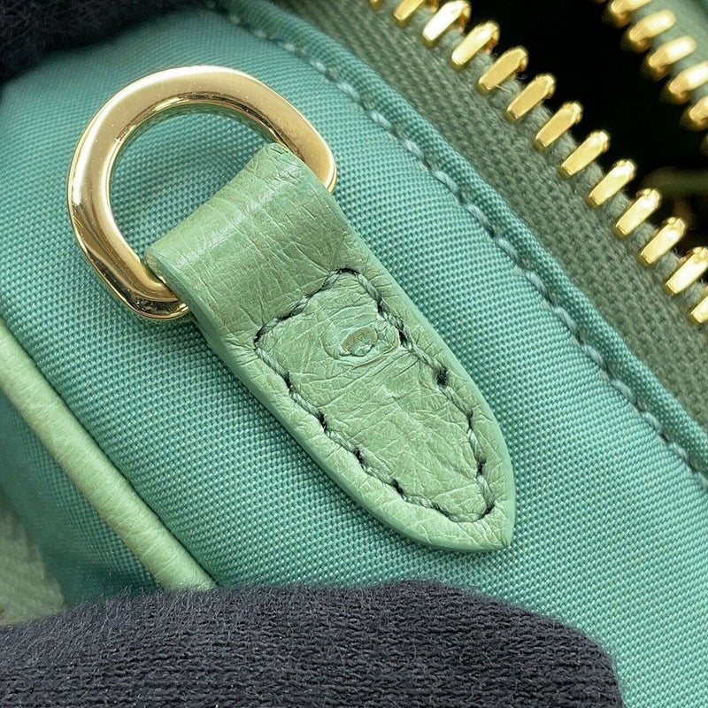 プラダ ハンドバッグ Re-Nylon トップハンドルバッグ オーストリッチ ナイロン 1BB106 PRADA 2way