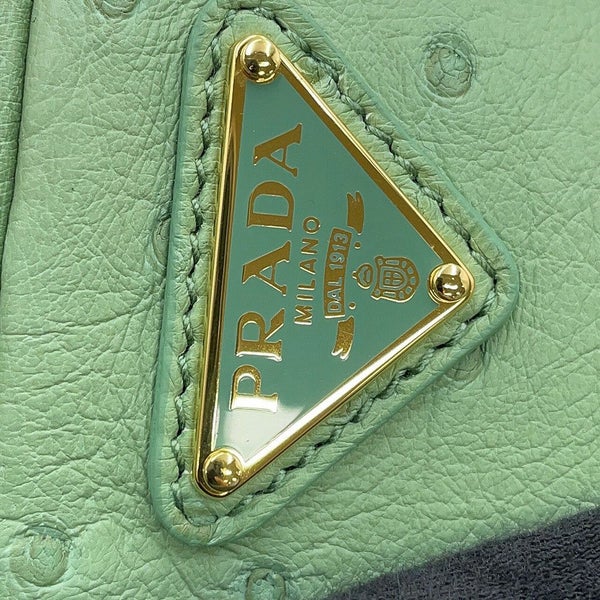 プラダ ハンドバッグ Re-Nylon トップハンドルバッグ オーストリッチ ナイロン 1BB106 PRADA 2way