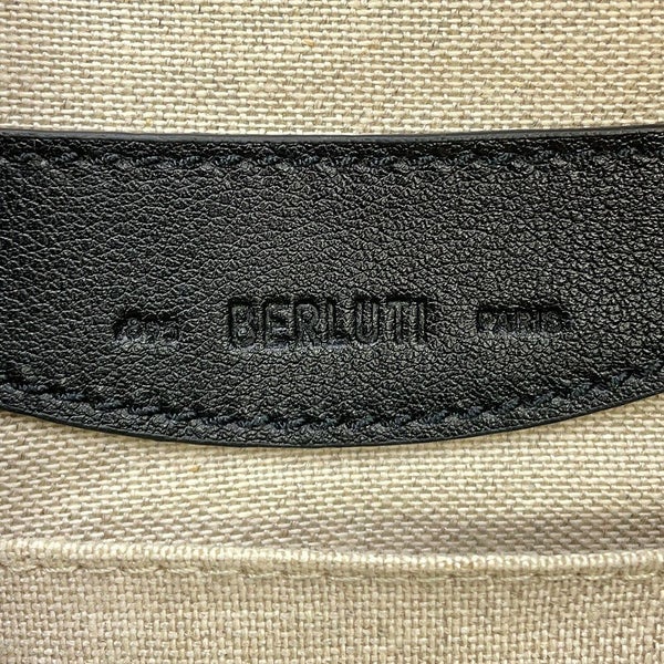 ベルルッティ ボディバッグ カリグラフィ ライダー バムバッグ レザー Berluti 黒
