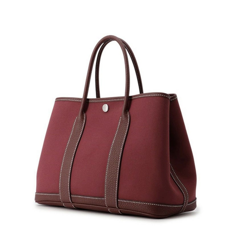 エルメス トートバッグ ガーデンパーティTPM ルージュアッシュ/シルバー金具 トワルオフィシエ/ネゴンダ B刻印