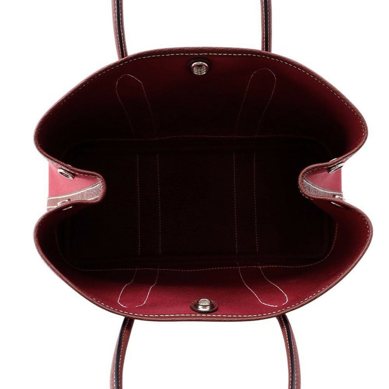 エルメス トートバッグ ガーデンパーティTPM ルージュアッシュ/シルバー金具 トワルオフィシエ/ネゴンダ B刻印