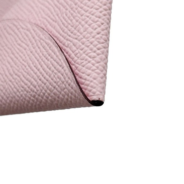 エルメス カードケース カルヴィ ローズダーリン エプソン K刻印 HERMES 名刺入れ