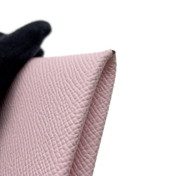 エルメス カードケース カルヴィ ローズダーリン エプソン K刻印 HERMES 名刺入れ