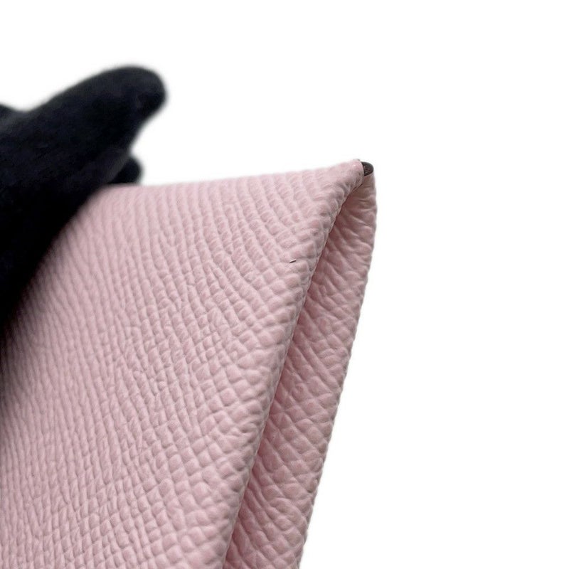 エルメス カードケース カルヴィ ローズダーリン エプソン K刻印 HERMES 名刺入れ