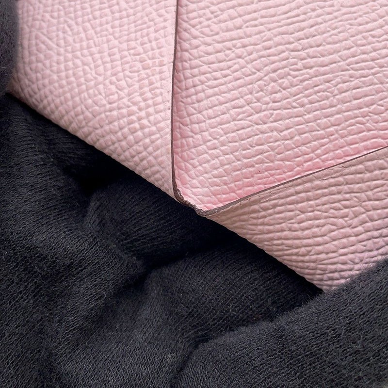 エルメス カードケース カルヴィ ローズダーリン エプソン K刻印 HERMES 名刺入れ