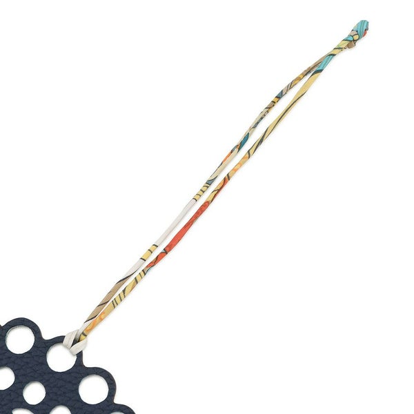 エルメス バッグチャーム プティアッシュ ピーコック カノピ/ブルーニュイ トゴ/シェブルミゾル  HERMES チャーム