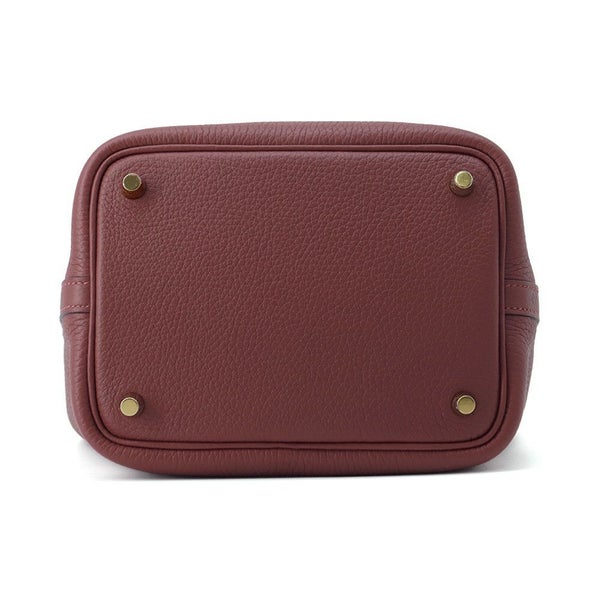 エルメス ハンドバッグ ピコタンロックPM ルージュアッシュ/ゴールド金具 トリヨンクレマンス W刻印