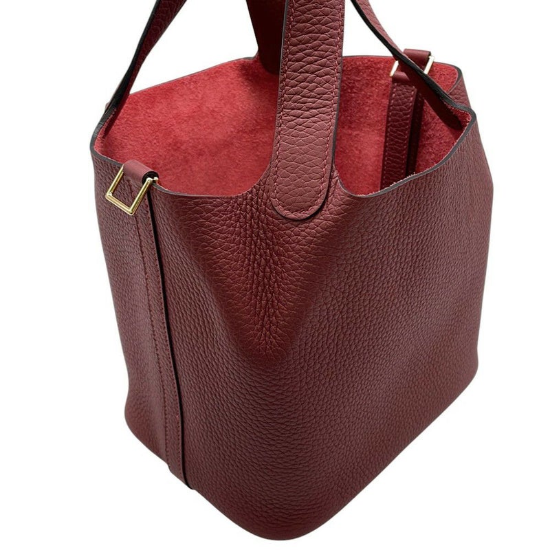 エルメス ハンドバッグ ピコタンロックPM ルージュアッシュ/ゴールド金具 トリヨンクレマンス W刻印