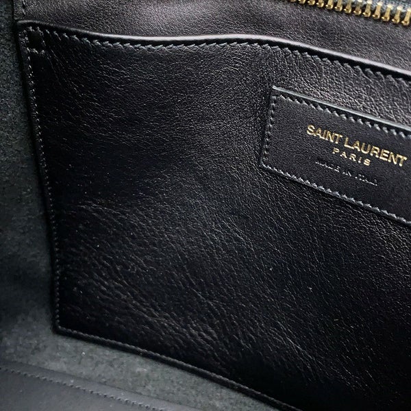 サンローランパリ ハンドバッグ ベイビーカバス 424868 SAINT LAURENT PARIS 2way 黒