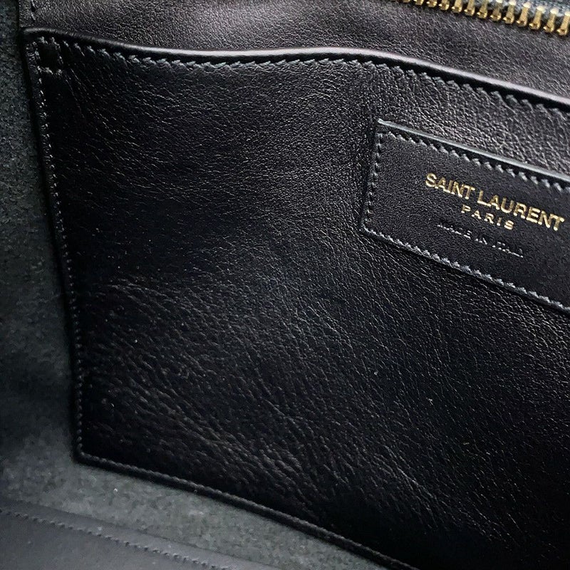 サンローランパリ ハンドバッグ ベイビーカバス 424868 SAINT LAURENT PARIS 2way 黒