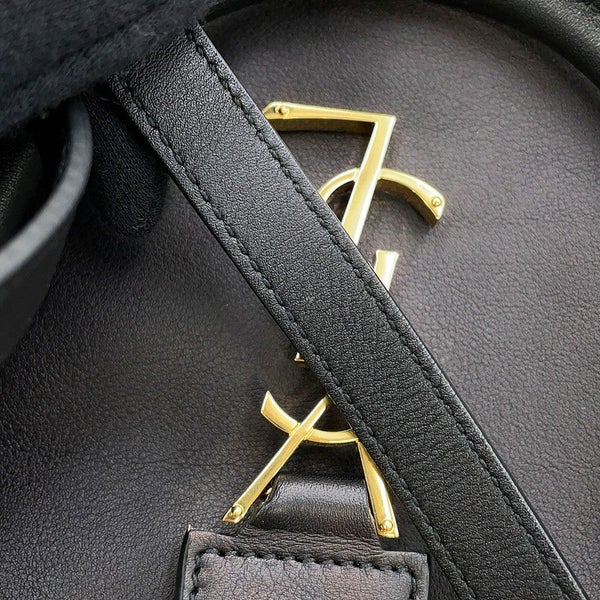 サンローランパリ ハンドバッグ ベイビーカバス 424868 SAINT LAURENT PARIS 2way 黒