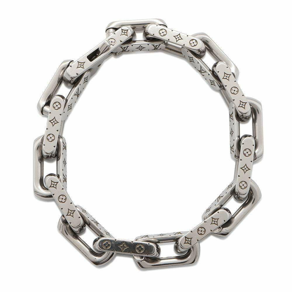 LOUIS VUITTON ルイヴィトン ブレスレット　M00309 Mサイズ ルイヴィトン ブレスレット モノグラム チェーン メタル サイズL