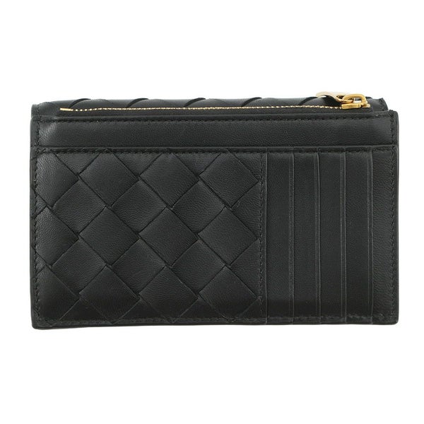 ボッテガヴェネタ コインケース アンディアーモ ファスナー レザー 776031 BOTTEGA VENETA 財布 黒