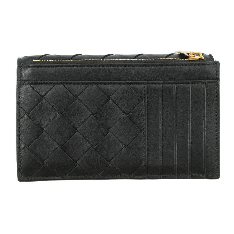 ボッテガヴェネタ コインケース アンディアーモ ファスナー レザー 776031 BOTTEGA VENETA 財布 黒