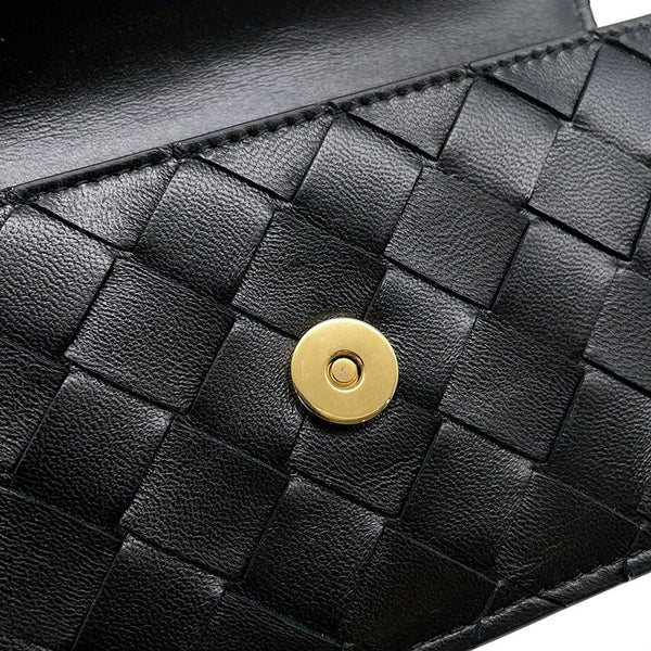 ボッテガヴェネタ コインケース アンディアーモ ファスナー レザー 776031 BOTTEGA VENETA 財布 黒