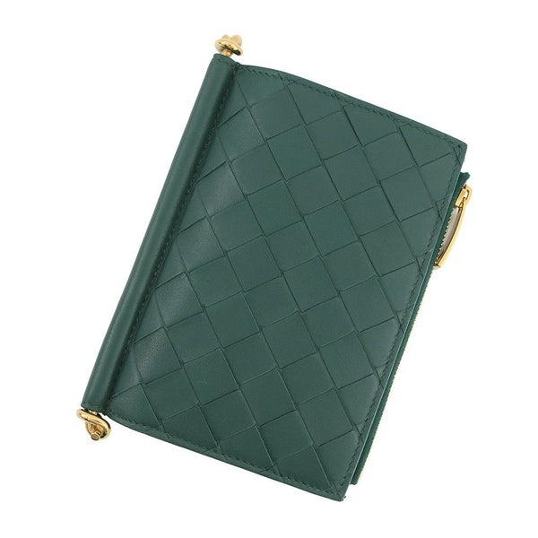 ボッテガヴェネタ 二つ折り財布 ソルスティス ミディアム レザー 806078 BOTTEGA VENETA 財布