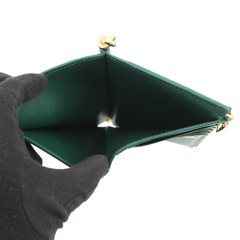 ボッテガヴェネタ 二つ折り財布 ソルスティス ミディアム レザー 806078 BOTTEGA VENETA 財布