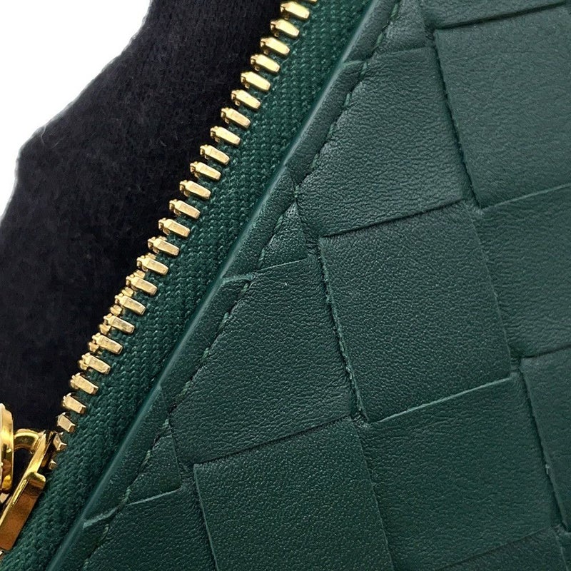 ボッテガヴェネタ 二つ折り財布 ソルスティス ミディアム レザー 806078 BOTTEGA VENETA 財布