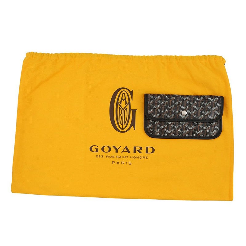 ゴヤール トートバッグ サンルイ マーカージュ スヌーピー PM PVC レザー GOYARD 黒