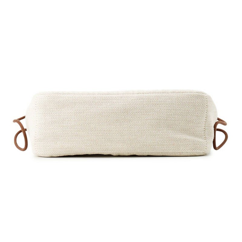 エルメス ポーチ フールビ20 ナチュラル/ォーヴ/シルバー金具 トワルシェブロン/バレニア B刻印 バッグインバッグ